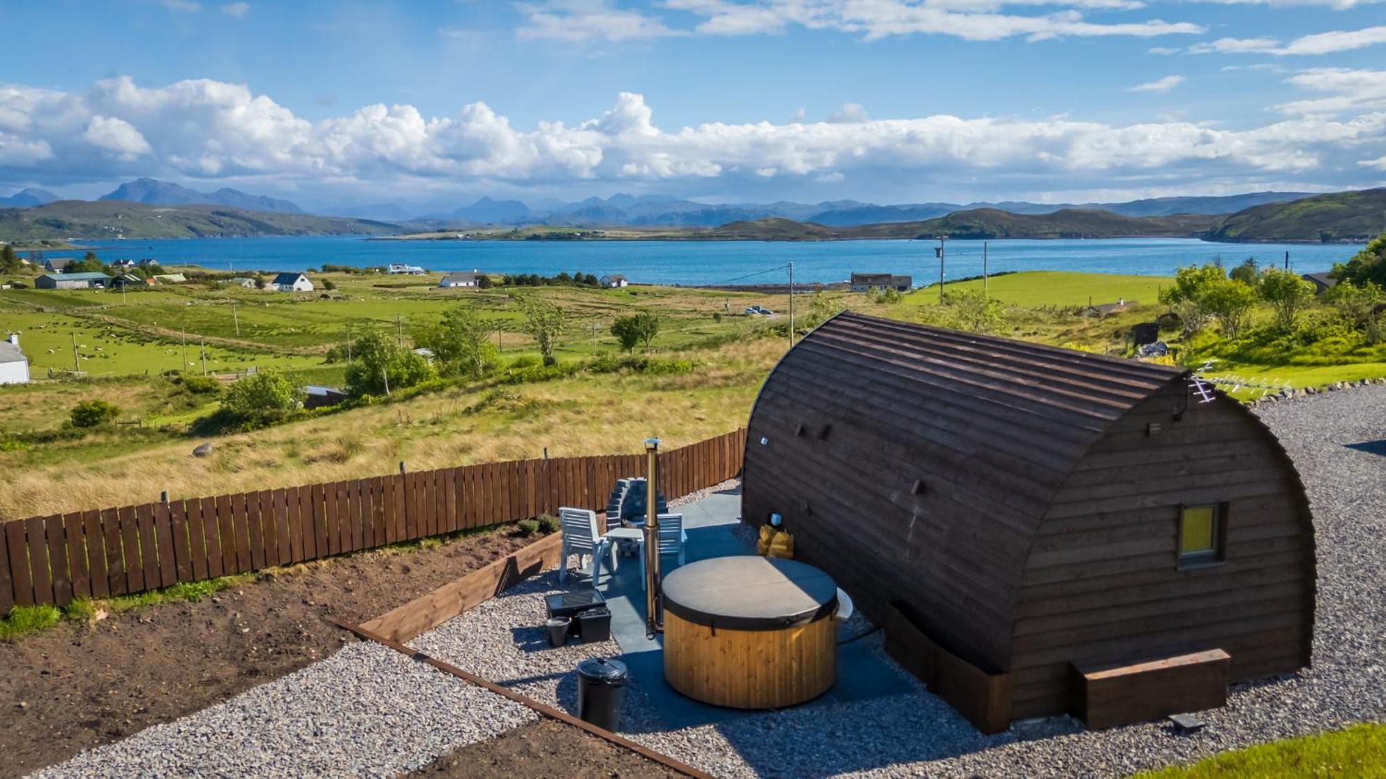 Loch Ewe Luxury Pods Apartment Mellon Charles Ngoại thất bức ảnh