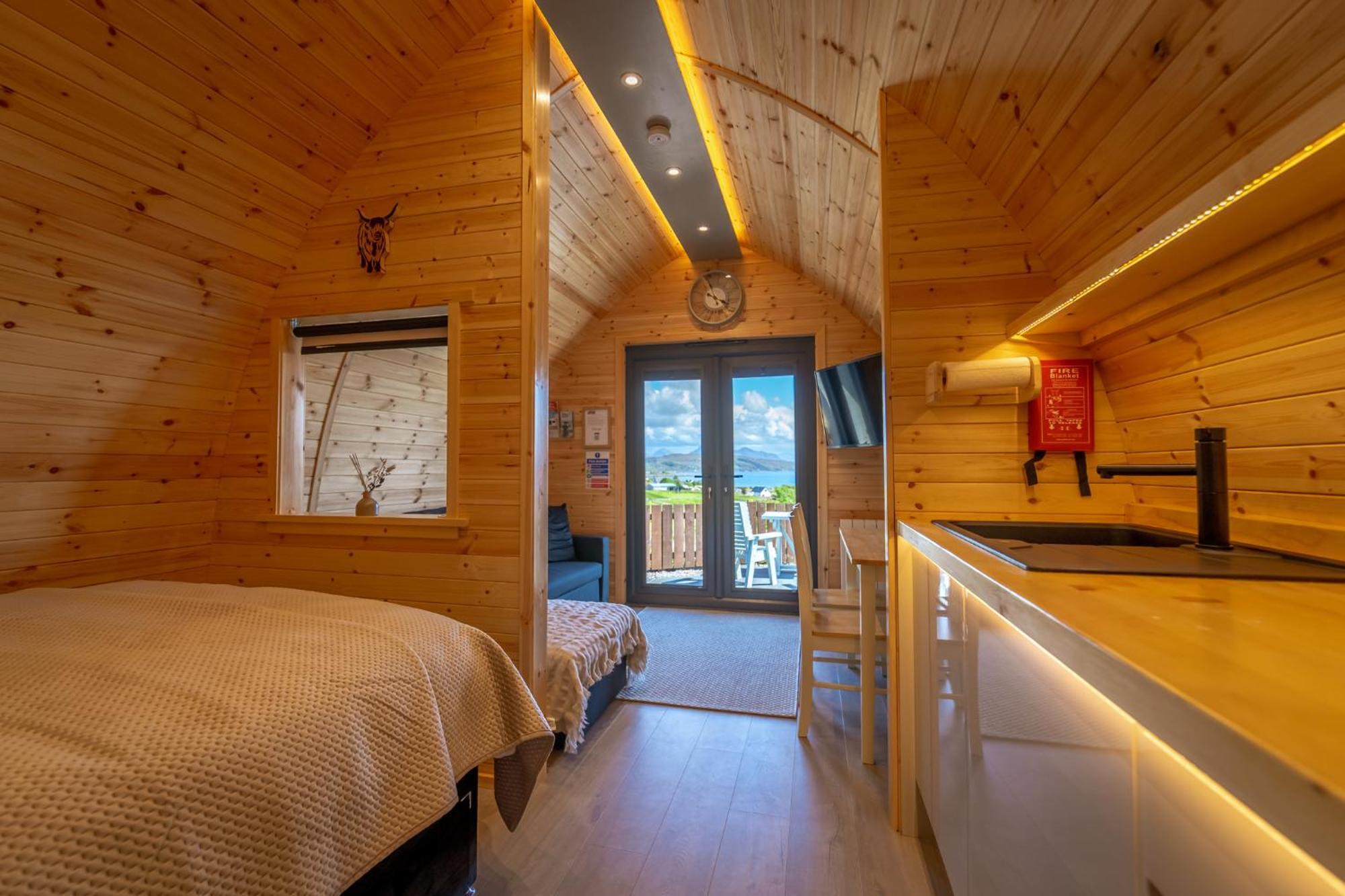 Loch Ewe Luxury Pods Apartment Mellon Charles Ngoại thất bức ảnh